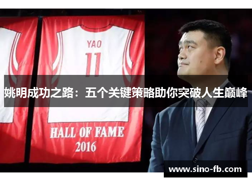 姚明成功之路:五个关键策略助你突破人生巅峰 姚明成功之路:五个关键策略助你突破人生巅峰