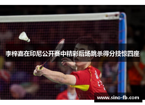 李梓嘉在印尼公开赛中精彩后场跳杀得分技惊四座